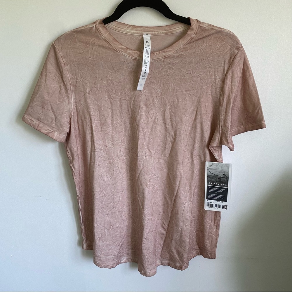 Nwt 🆕 Lululemon Love Crew T-Shirt in Summit Wash Smoky Topaz • US 8 - Picture 5 of 13